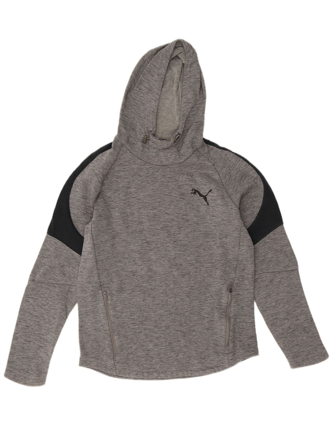Puma hættetrøje til mænd Small Grå Colourblock Bomuld