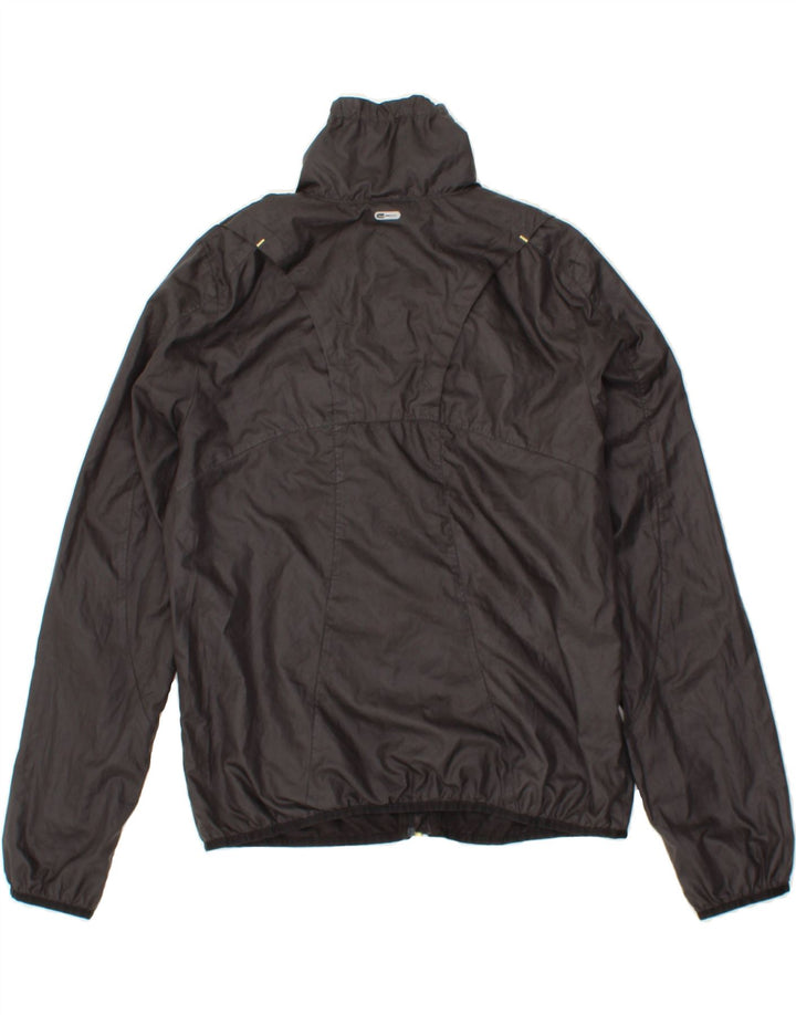 PUMA Womens Rain Jacket UK 14 Large Black Polyester Vintage Puma and Second-Hand Puma from Messina Hembry 