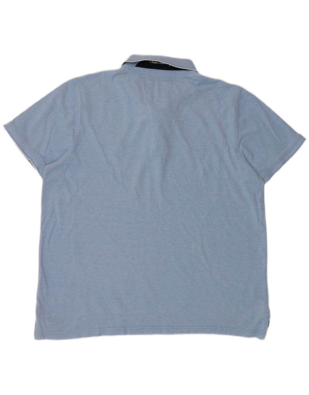 Crew Clothing Herre poloshirt 2XL Blå Bomuld