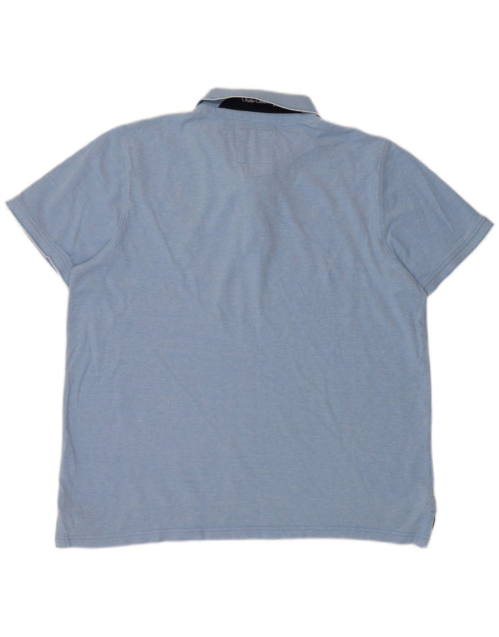 Crew Clothing Herre poloshirt 2XL Blå Bomuld