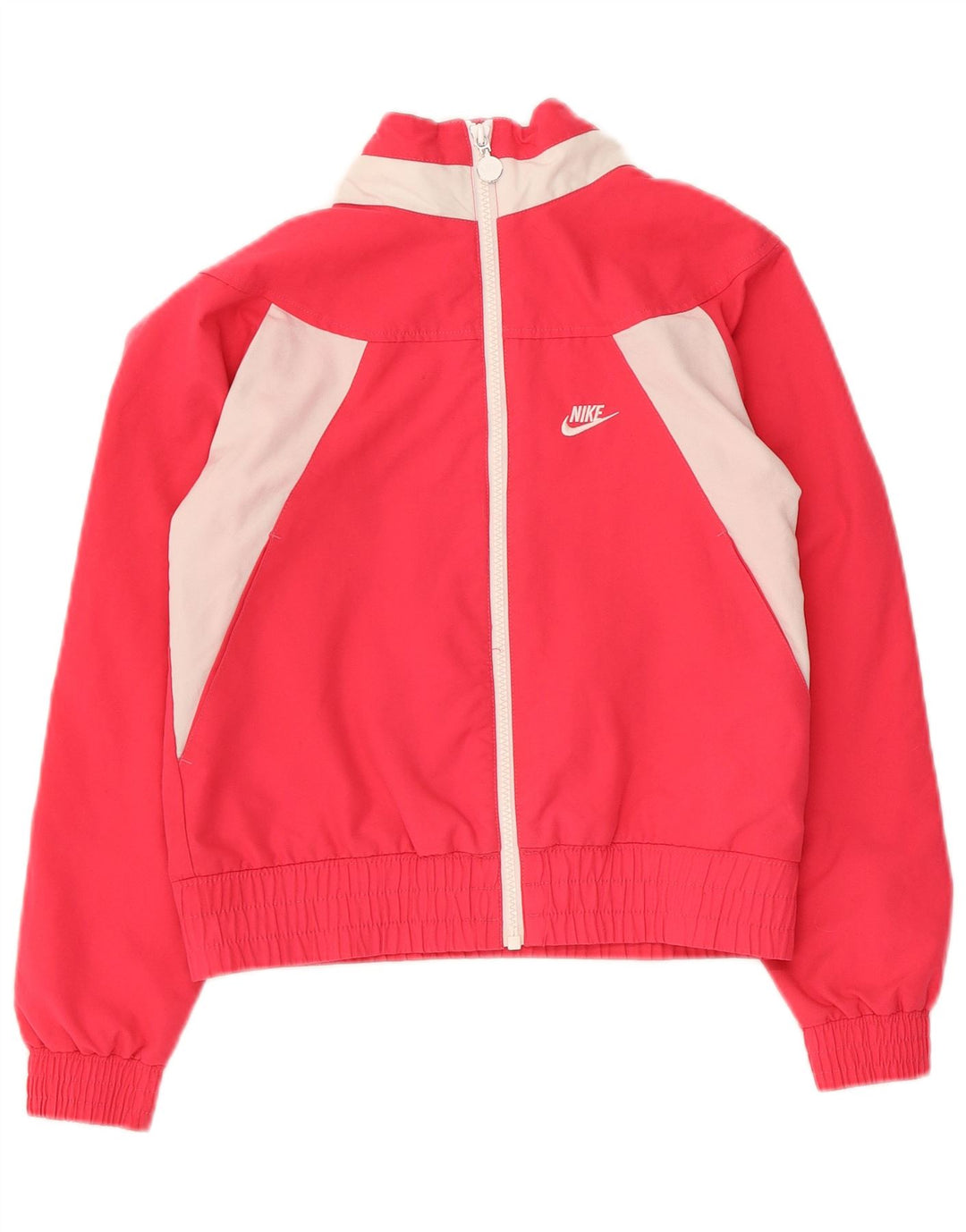 Nike træningsdragt topjakke til piger 10-11 år Medium Pink Colourblock