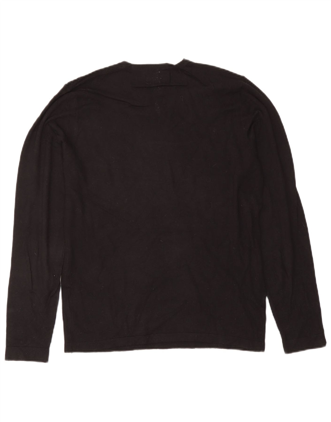 Zara Herre sweater med rund hals, medium sort