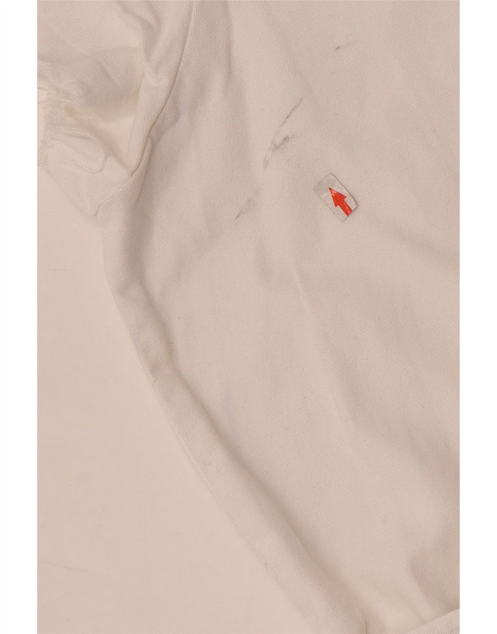 Zara Jumpsuit UK 12 Medium White Bomuld
