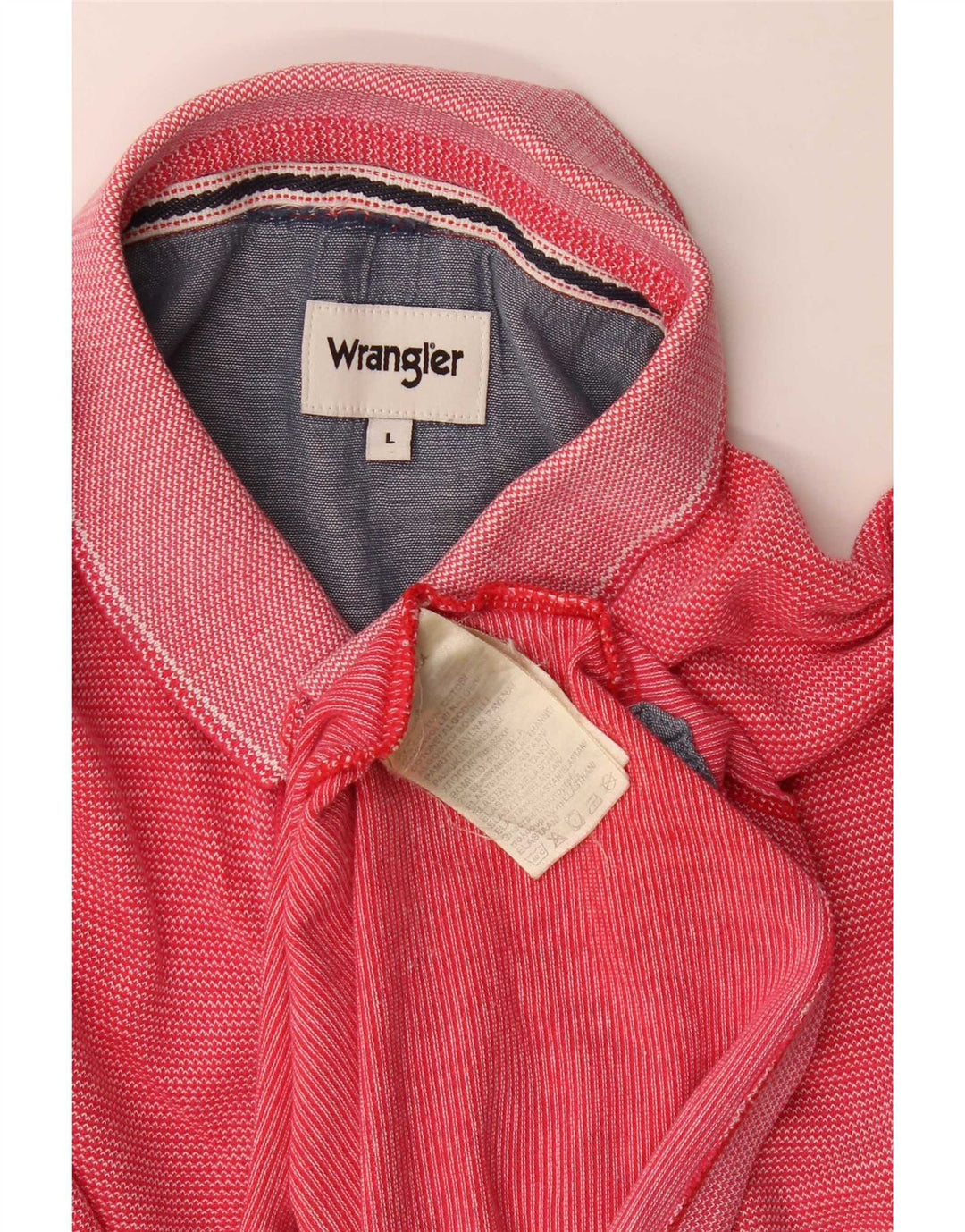 Wrangler herre poloskjorte stor rød bomuld