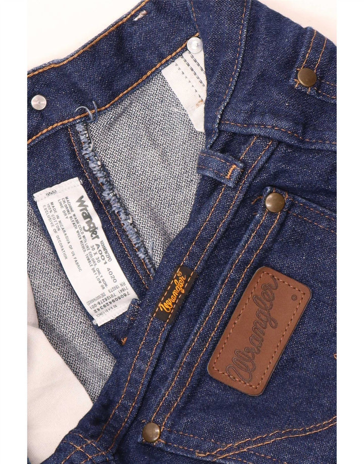 Wrangler Slim Jeans til mænd W30 L30 Marineblå bomuld