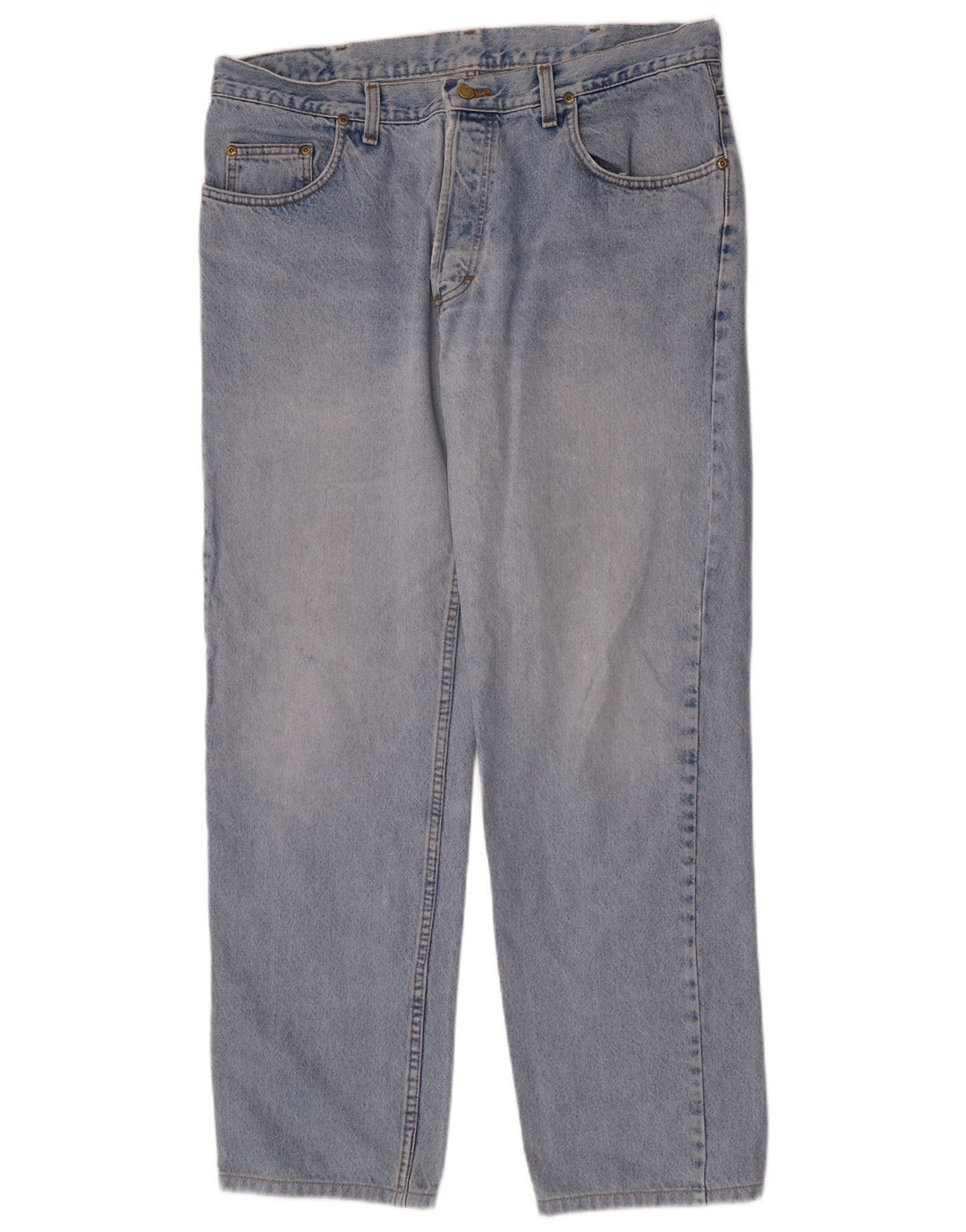 Lee Herre Chicago Straight Jeans W38 L31 Blå Bomuld