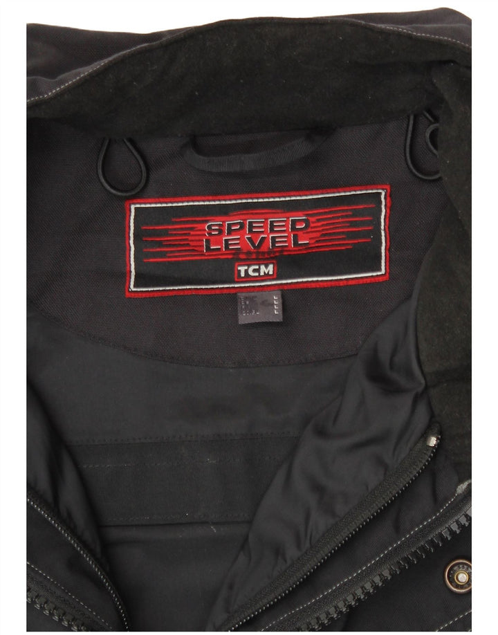 TCM Mens Racer Jacket UK 40 Large Black Polyamide