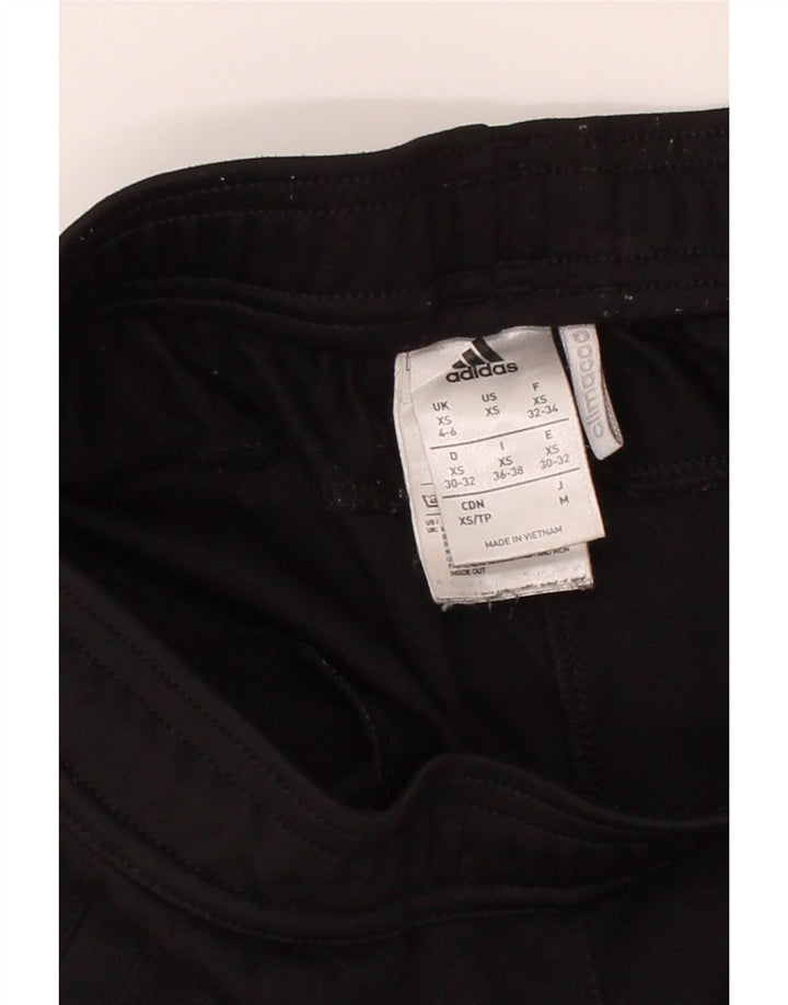 ADIDAS Womens Tracksuit Trousers UK 4/6 XS  Black Polyester Vintage Adidas and Second-Hand Adidas from Messina Hembry 