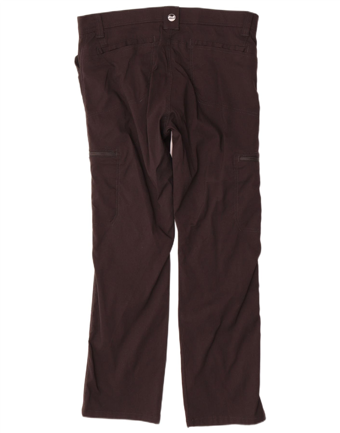 WRANGLER Straight Cargo Bukser til mænd W36 L30 Sort Nylon