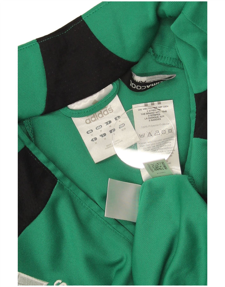 Adidas Herre Climacool Pullover Træningsdragt Top Medium Grøn Colourblock