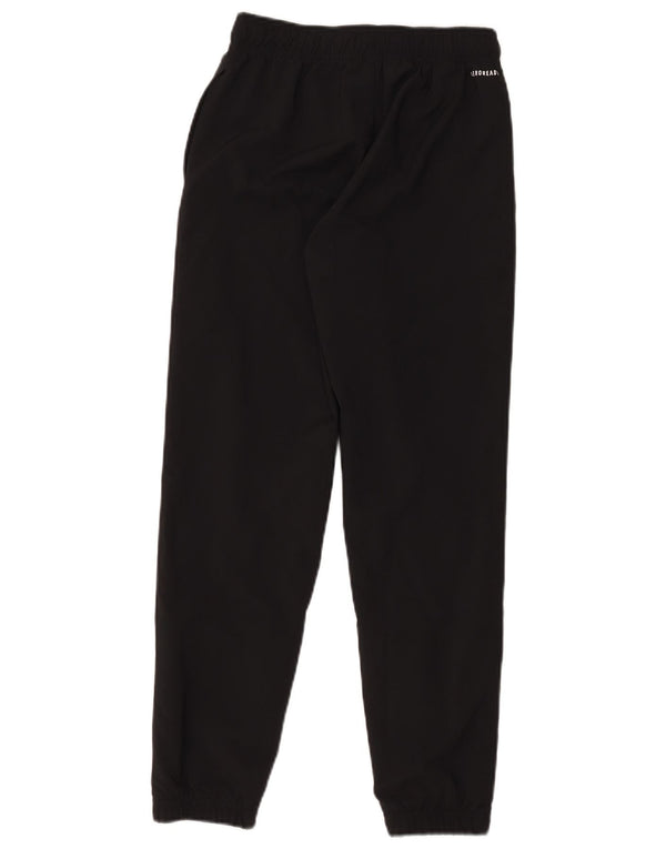 Adidas Drenge Træningsdragt Bukser Joggers 11-12 År Sort Polyester