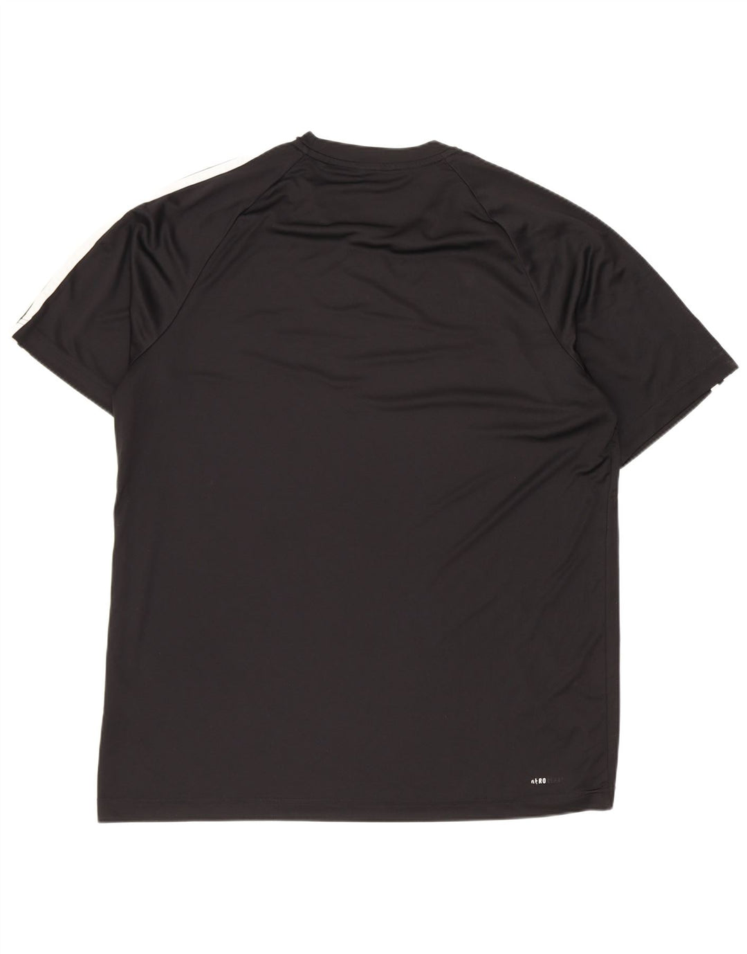Adidas Herre T-Shirt Top Stor Sort Polyester Sports