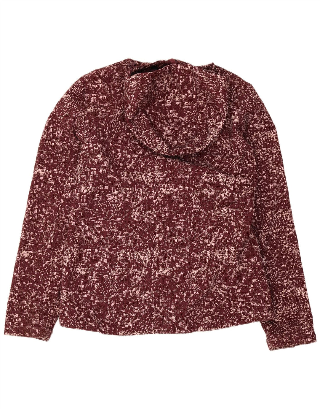 Mountain Warehouse Dame Windbreaker Jacket UK 12 Medium Burgundy Flecked