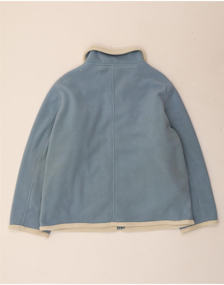 Vintage fleecejakke til mænd UK 42 XL blå polyester