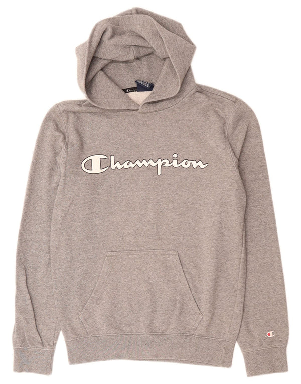 Champion Herre grafisk hættetrøje Jumper XS Grå Flecked Bomuld