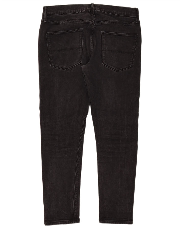 Marks & Spencer Skinny Jeans til mænd W32 L29 sort bomuld
