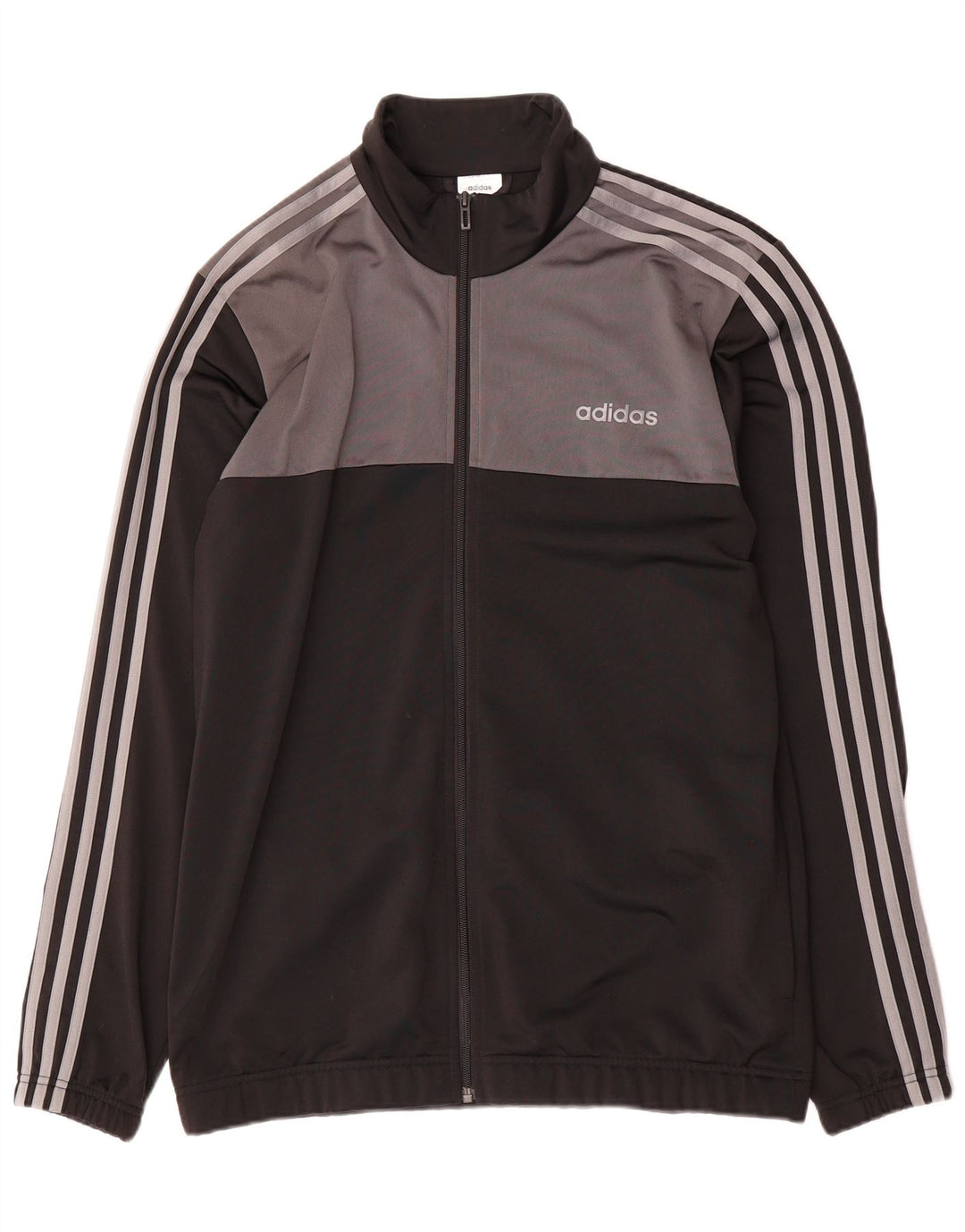 Adidas Træningsdragt til mænd Top jakke UK 44/46 Large Black Colourblock Polyester