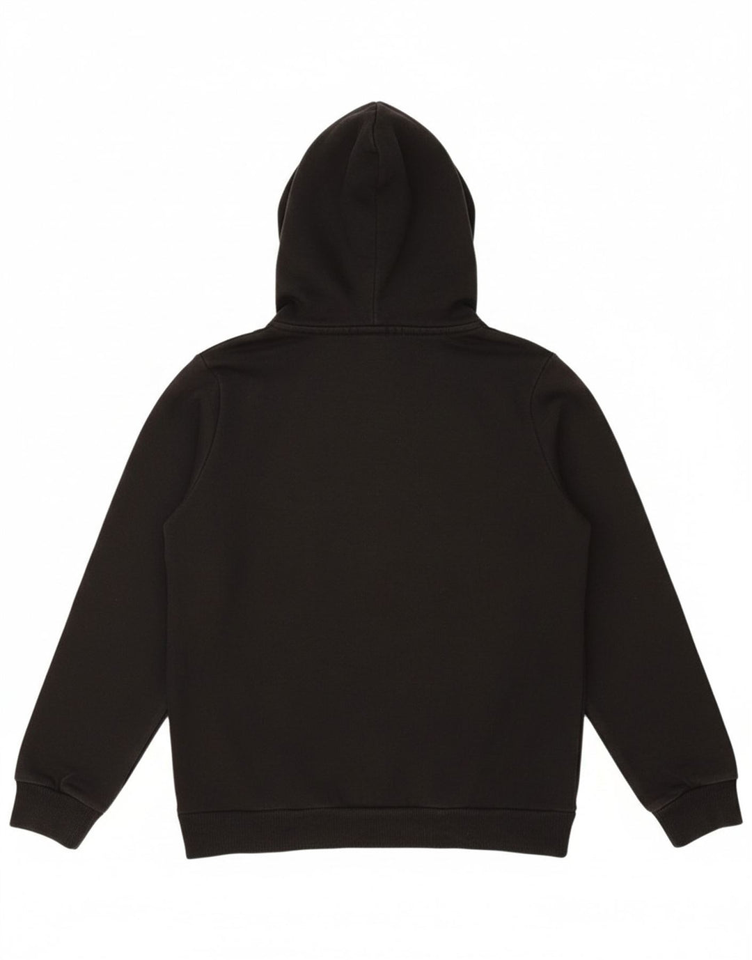PUMA Mens Graphic Hoodie Jumper Large Black Cotton