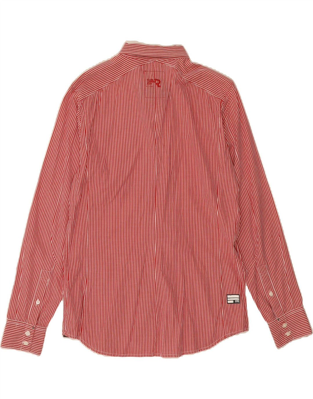 G-STAR Mens Shirt XL Red Pinstripe Cotton Vintage G-Star and Second-Hand G-Star from Messina Hembry 