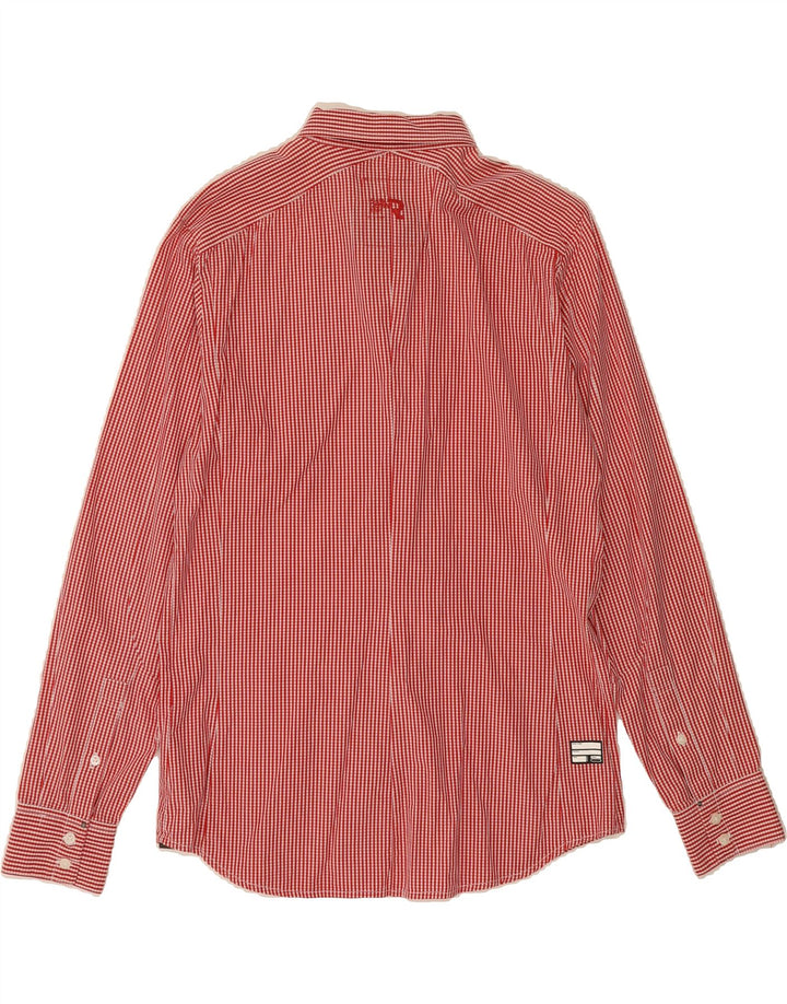 G-STAR Mens Shirt XL Red Pinstripe Cotton Vintage G-Star and Second-Hand G-Star from Messina Hembry 