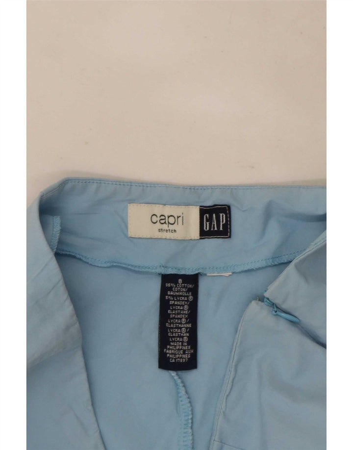 Gap Dame Capri Bukser US 8 Medium W27 L23 Blå Bomuld