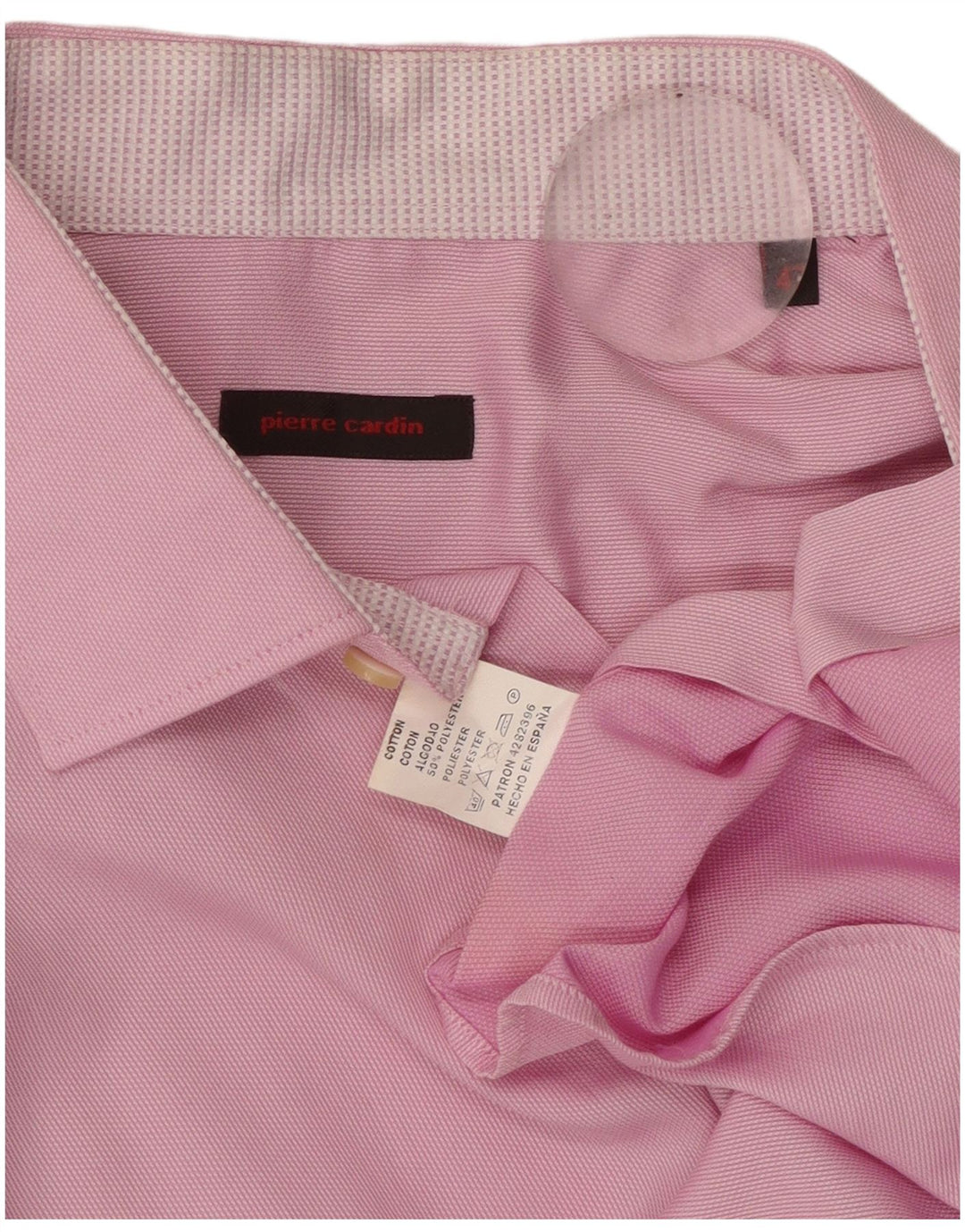 PIERRE CARDIN Herreskjorte str. 47 2XL Pink Bomuld