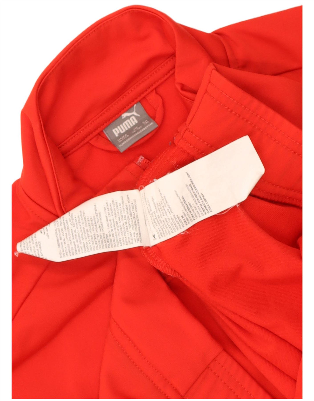 Puma træningsdragt topjakke til piger 15-16 år Rød Colourblock Polyester