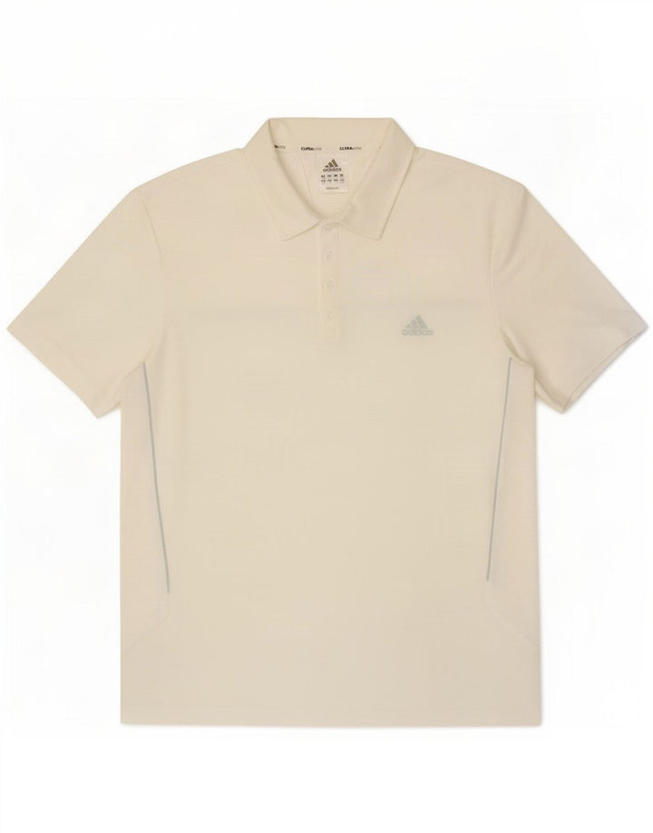 Adidas Herre Climalite Polo Shirt 2XL Hvid Polyester