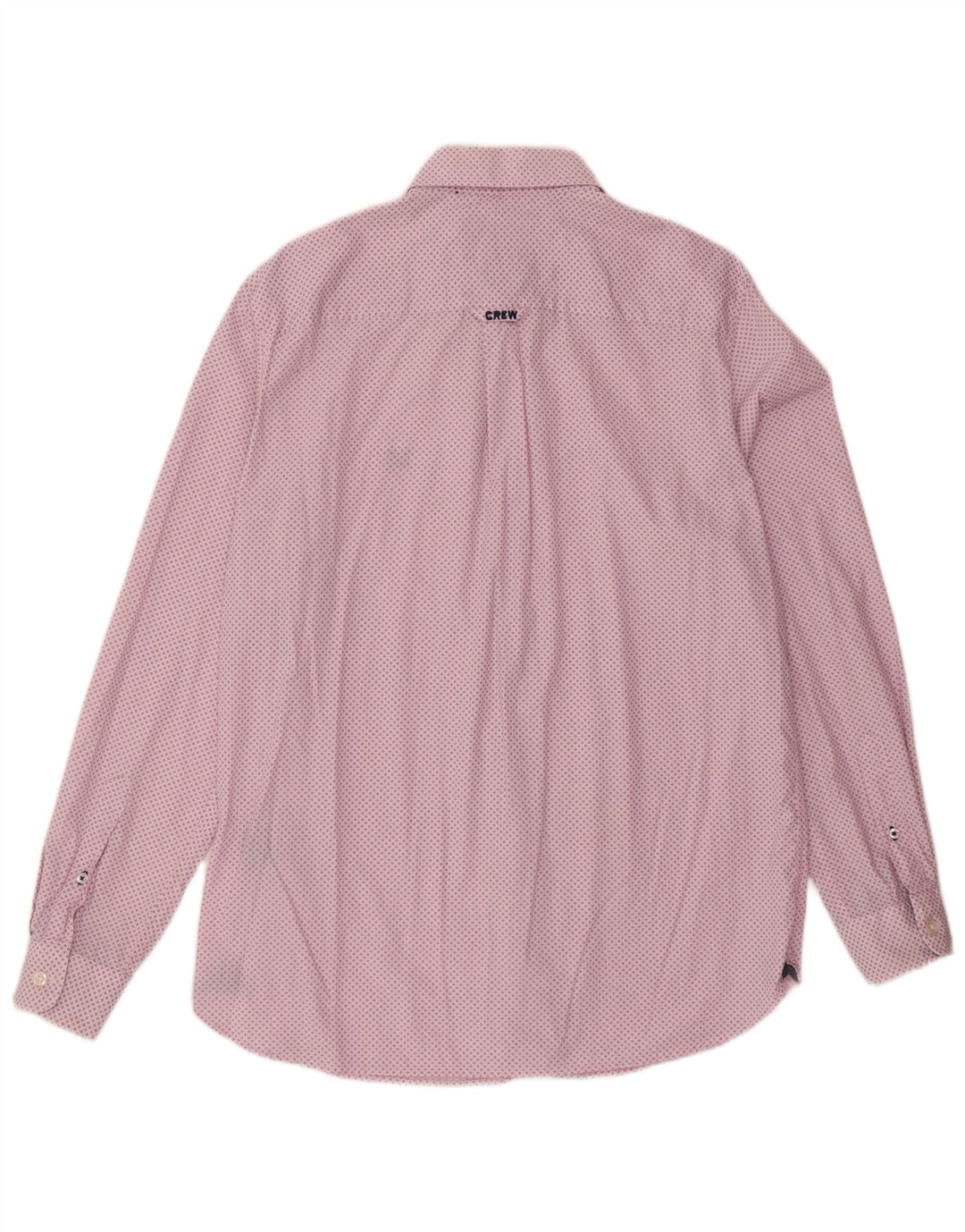 Crew Clothing Herre Classic Fit skjorte Medium Pink plettet bomuld