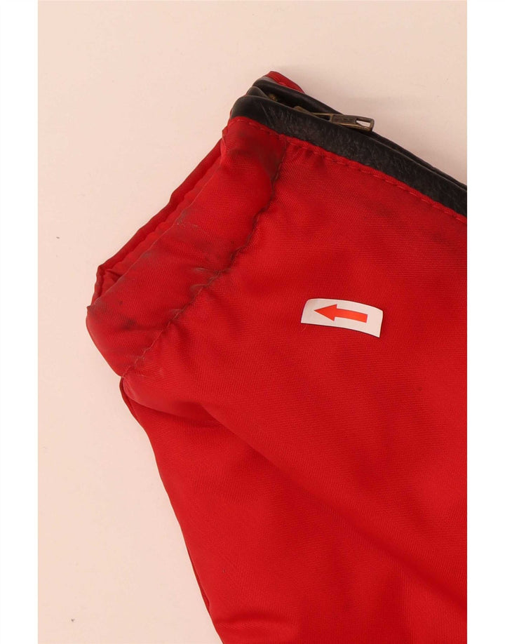 Vintage Bomber Jacket til mænd UK 42 XL Rød Colourblock Polyamid