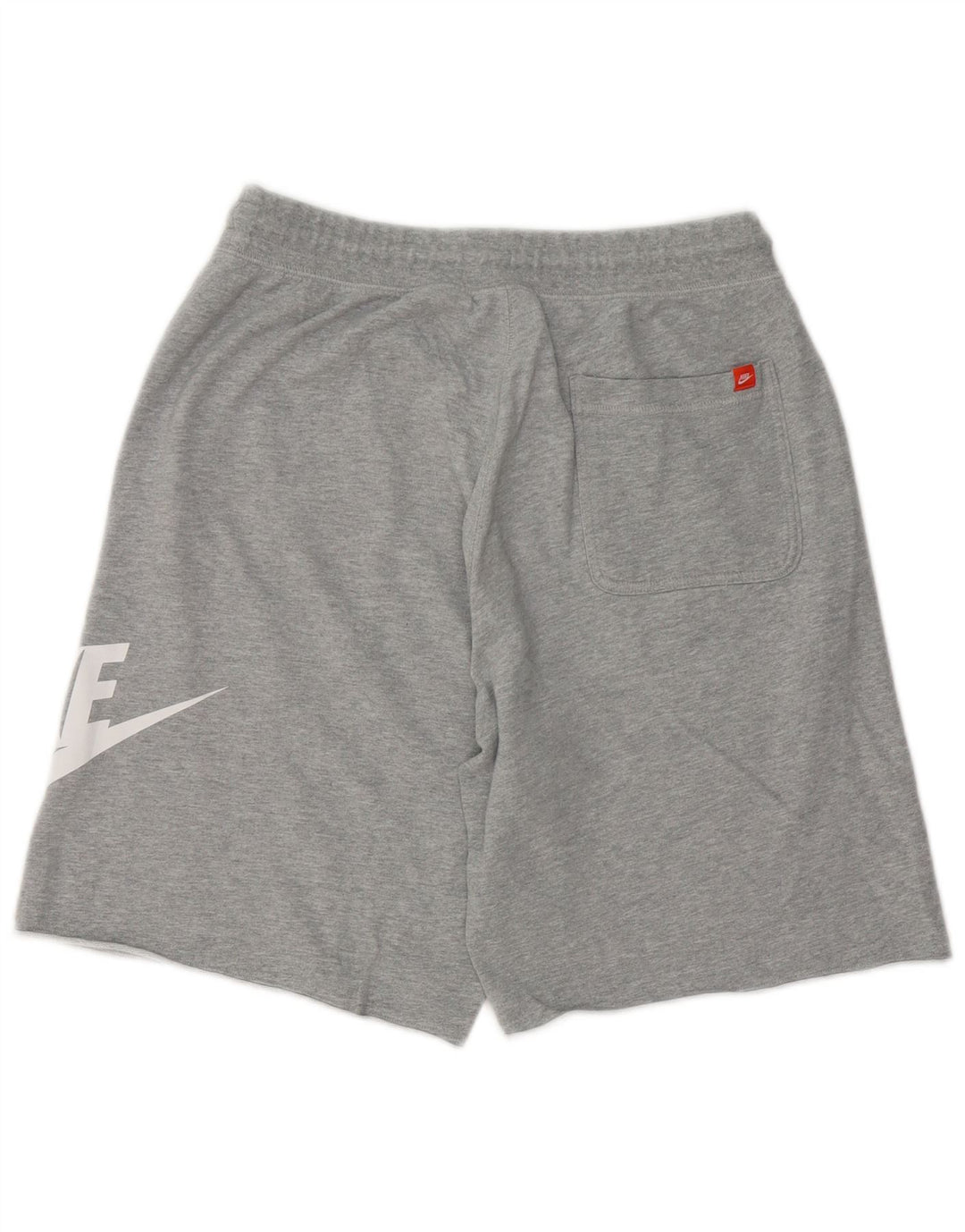Nike grafiske sportsshorts til mænd mellemgrå flækket bomuld