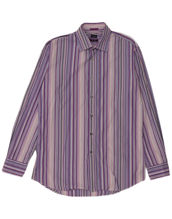 Paul Smith Herre Slim Fit skjorte str. 41 16 Stor lilla stribet
