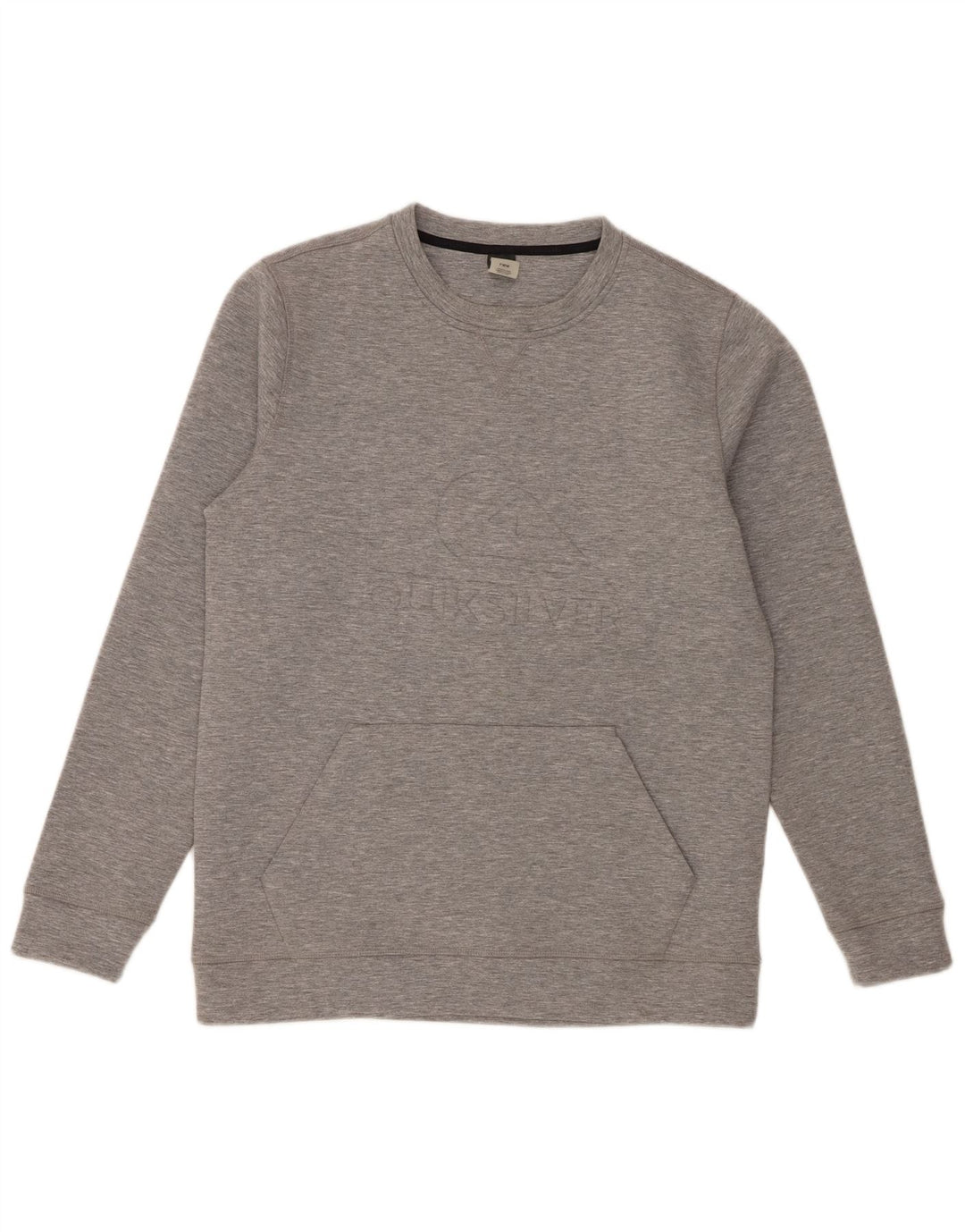 Quiksilver Herre grafisk sweatshirt jumper stor grå polyester