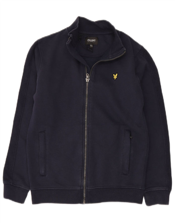 Lyle & Scott Boys træningsdragt topjakke 10-11 år marineblå bomuld