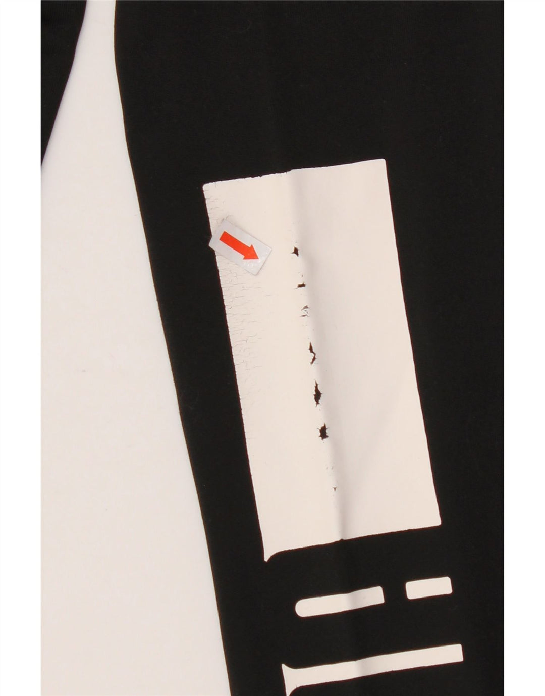 PUMA Grafiske Leggings til kvinder UK 8 Lille sort farveblok