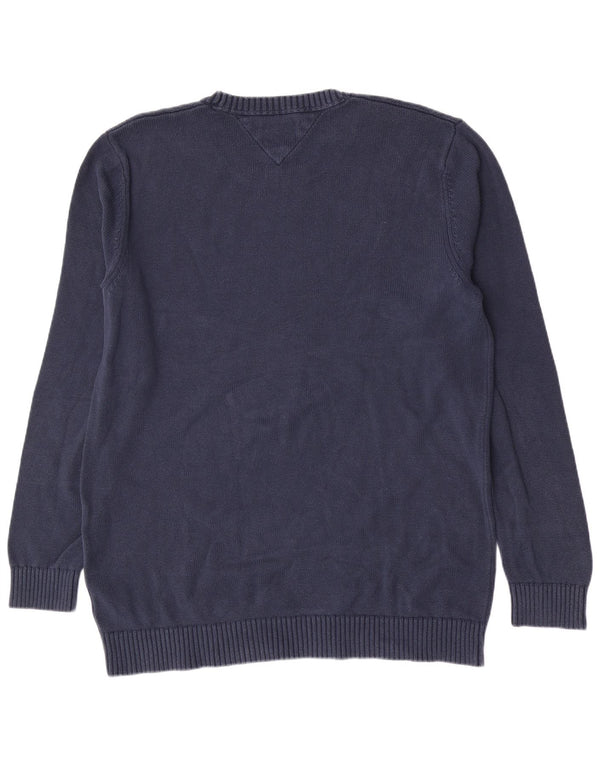 Tommy Hilfiger Herre Crew Neck Jumper Sweater 2XL Navy Blue Classic