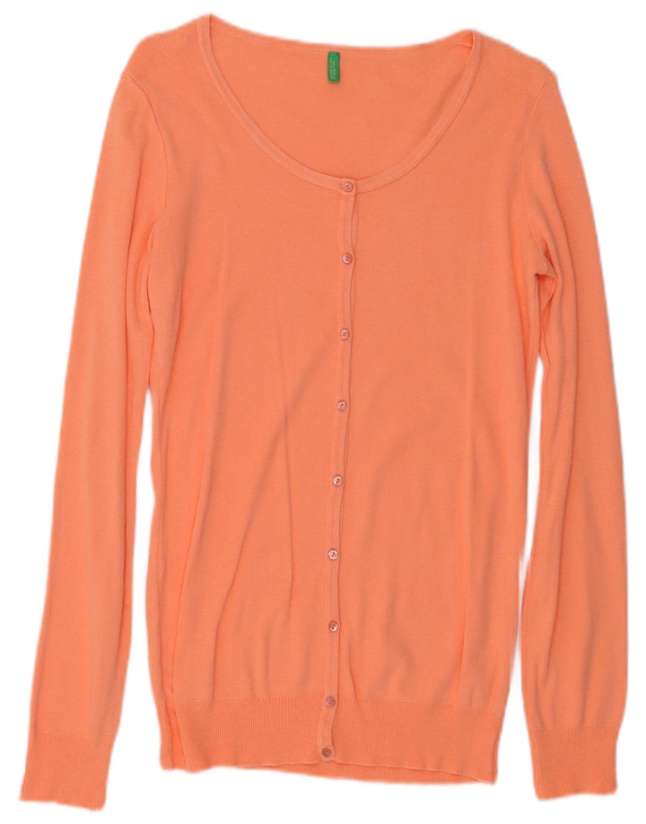 BENETTON dame cardigan sweater UK 10 Small Pink