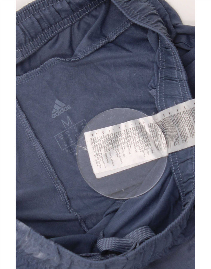 Adidas Womens Climacool Sports Shorts UK 12 Medium Navy Blue Polyester