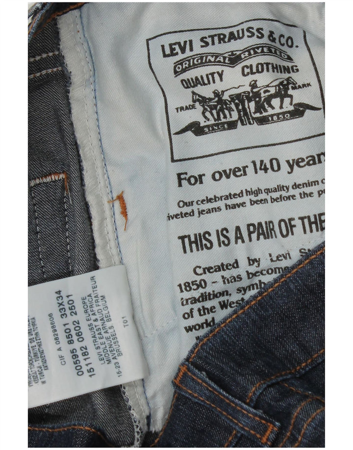 Levi's Skinny Jeans til kvinder W33 L30 Marineblå Bomuld