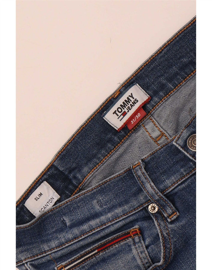 Tommy Hilfiger Herre Slim Jeans W31 L30 Blå