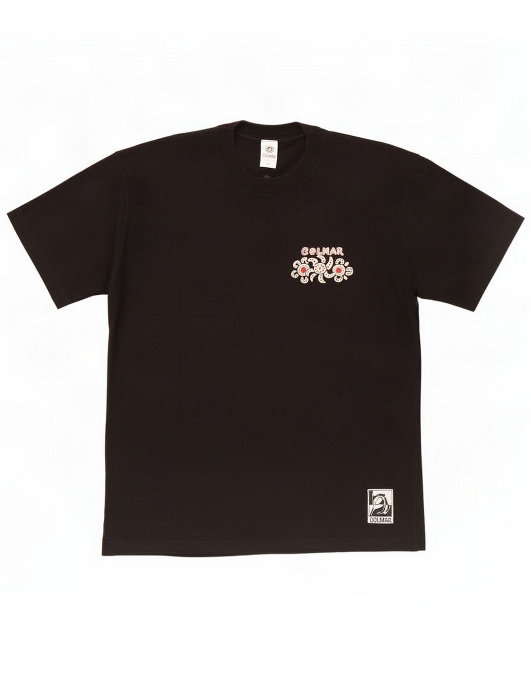 Colmar Herre grafisk T-shirt Top Medium Sort Bomuld