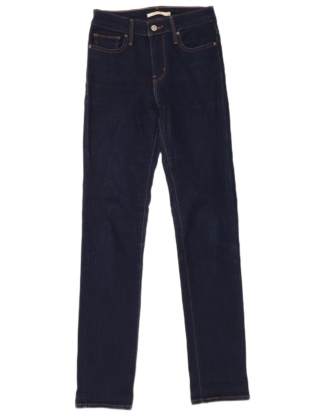 Levi's Kvinder Slankende Slim Jeans W26 L32 Marineblå Bomuld