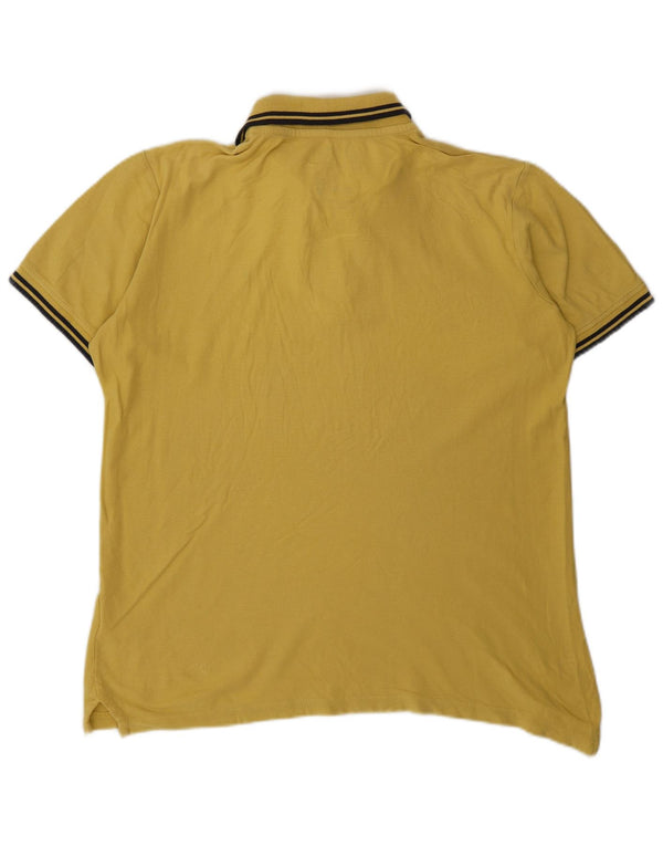 MARLBORO CLASSICS Herre Country Classic Polo Shirt Medium Gul Bomuld