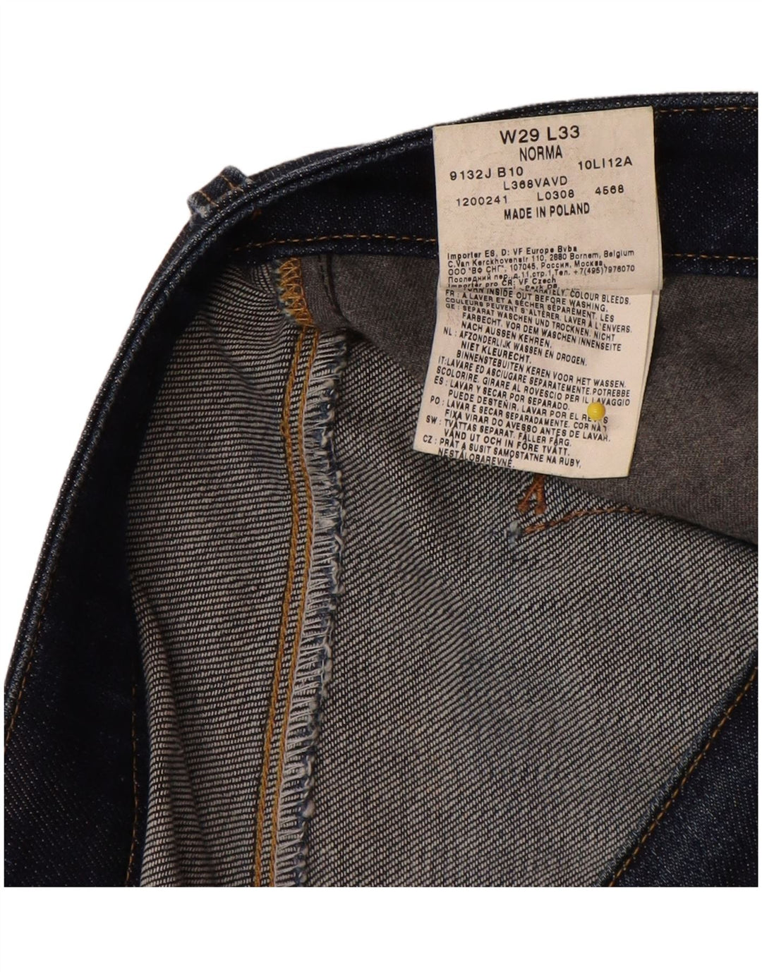 Lee Kvinder Norma Slim Jeans W29 L26 Marineblå Bomuld