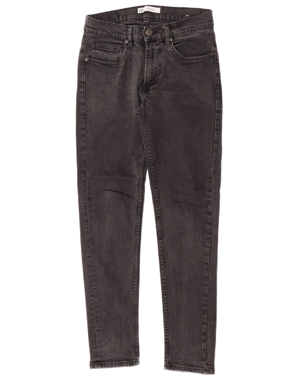Zara Herre Skinny Jeans EU 40 Medium W31 L31 Grå Bomuld