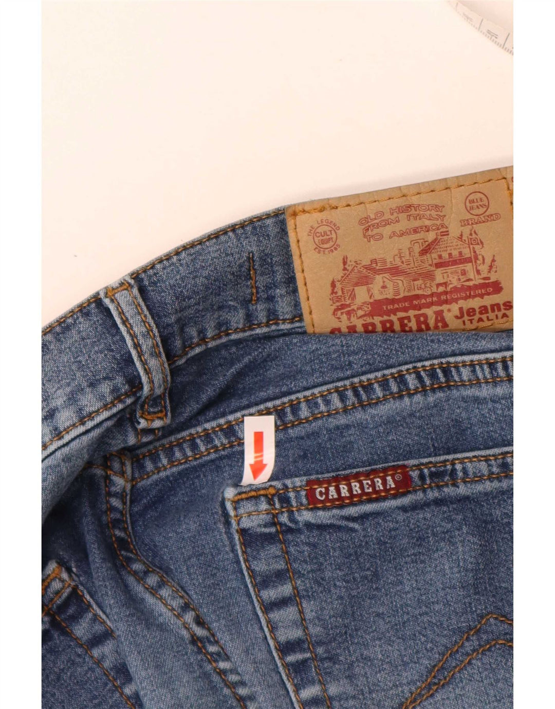 Carrera Mens 700 Regular Slim Jeans W31 L34 Blå Bomuld