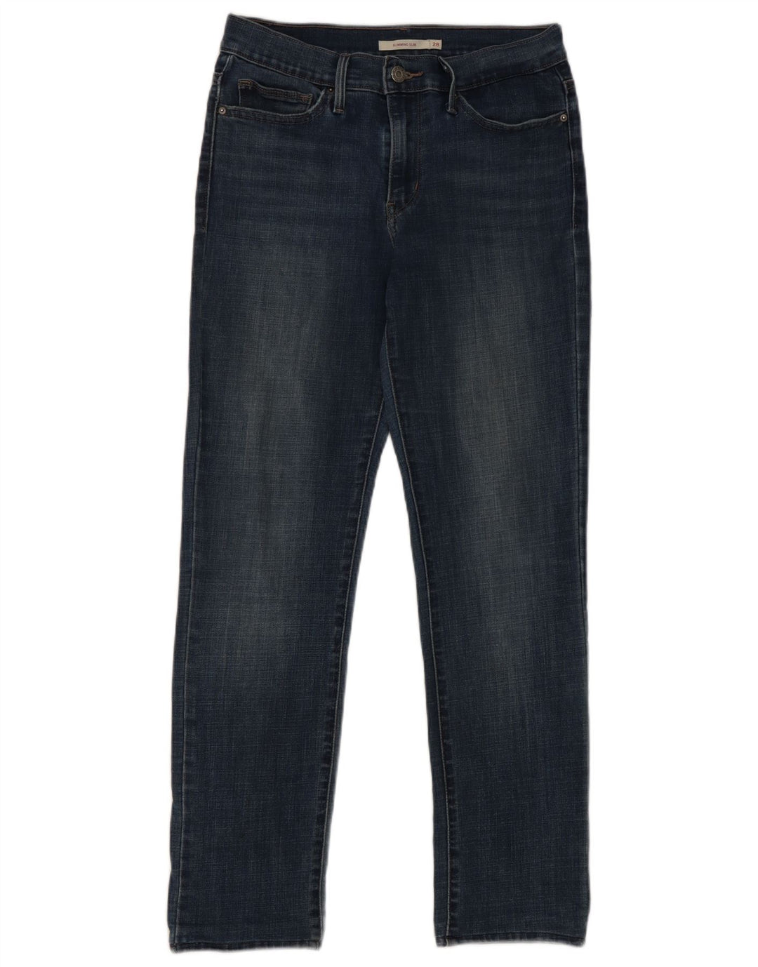 Levi's Kvinder Slankende Slim Jeans W28 L28 Marineblå Bomuld