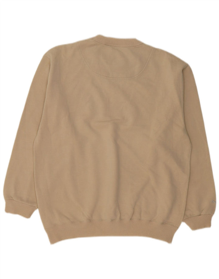 PUMA Mens Graphic Sweatshirt Jumper Small Beige
