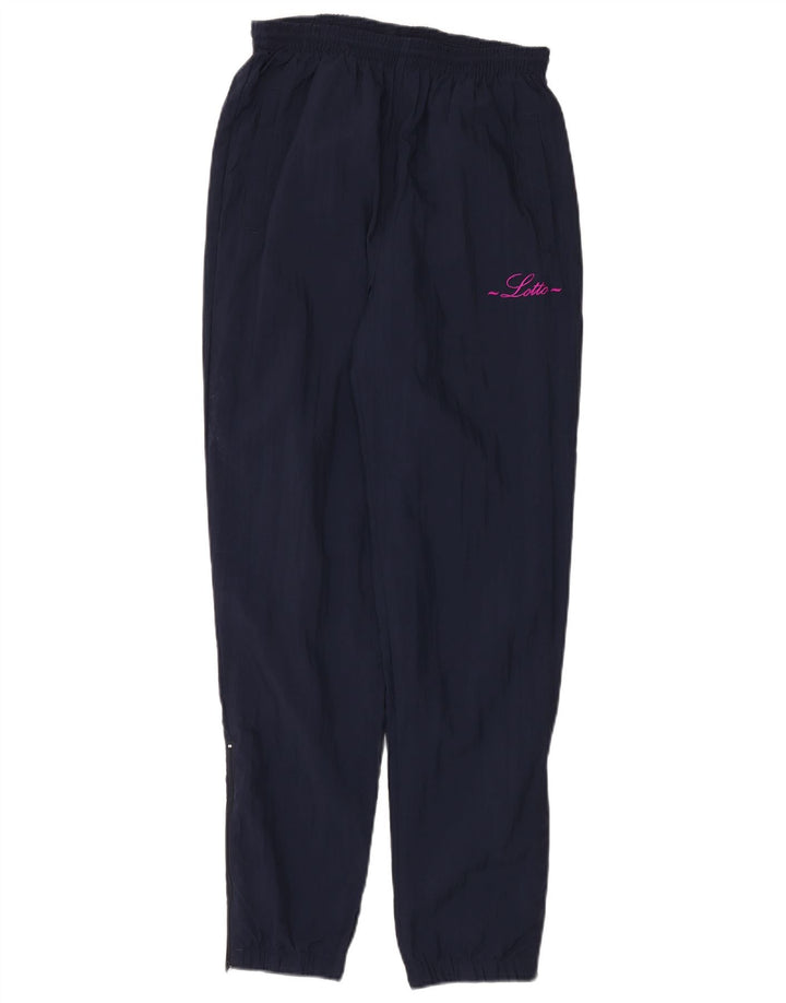 Lotto Herre træningsdragt Bukser Joggers Medium Navy Blue Nylon