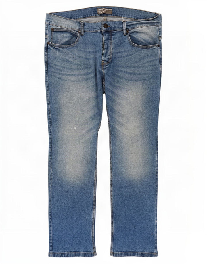 French Connection Slim Jeans til mænd W38 L32 blå bomuld